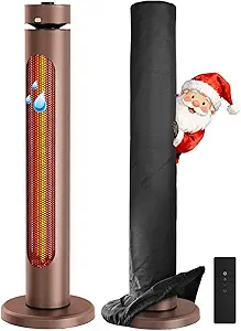 Portable Heater Outdoor Infrared 1500W 8 Heat Levels 8H Timers