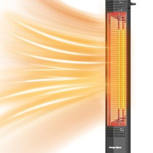 Patio Heater for Outdoor Use,1500W Infrared, 36 in Portable Tower Heater