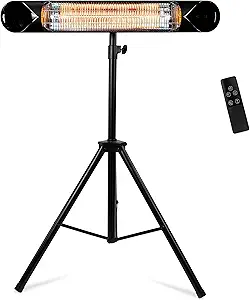Briza Infrared Electric Patio Heater - Indoor/Outdoor Heater - Portable Wall
