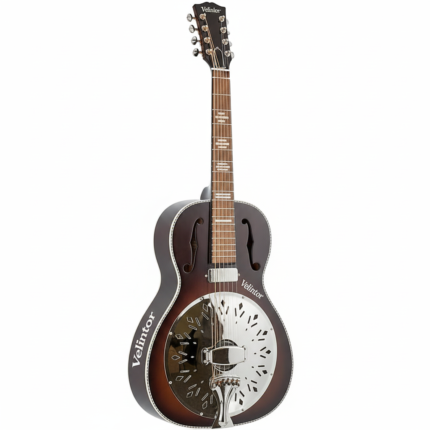 Velintor King RPH-R2-E Dirty 30s Minnie Bucker Resonator Brown Sunburst